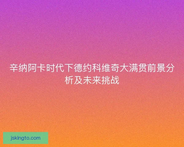 辛纳阿卡时代下德约科维奇大满贯前景分析及未来挑战