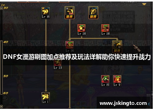 DNF女漫游刷图加点推荐及玩法详解助你快速提升战力